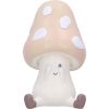 Three Wise Multicoloured Toadstool Figurines in See no, Hear no, Speak no evil poses