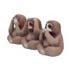 Three Wise Sloths Figurines by Nemesis Now