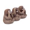 Three Wise Sloths Figurines by Nemesis Now