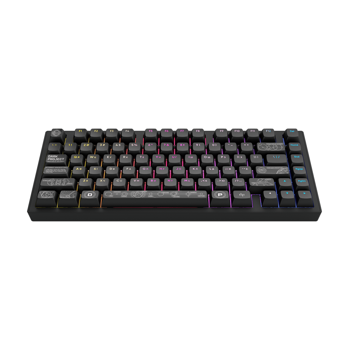Dark Project ALU Terra Nova Black - Wireless Gaming Keyboard (ANSI UA)