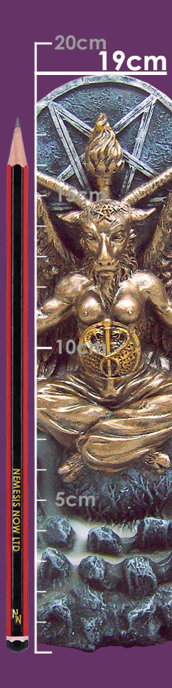 Baphomet Antiquity Occult Backflow Incense Burner Gothic Ornament
