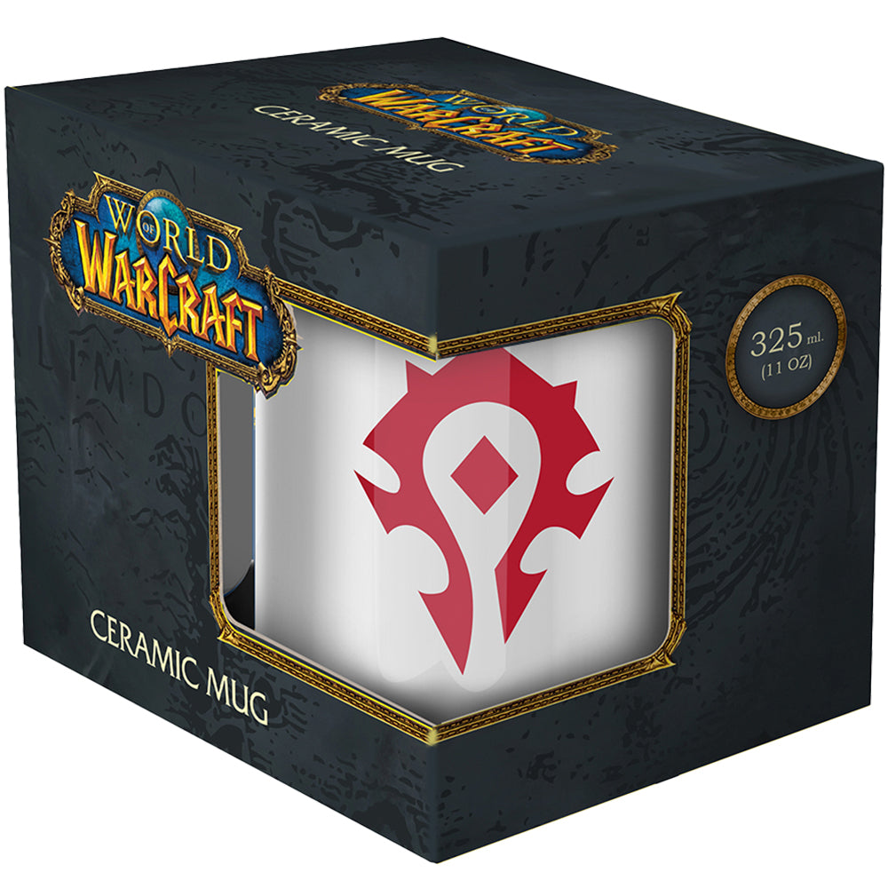 Mug World of Warcraft: Horde (white) - 11 OZ (325 ml), with Gift Packaging