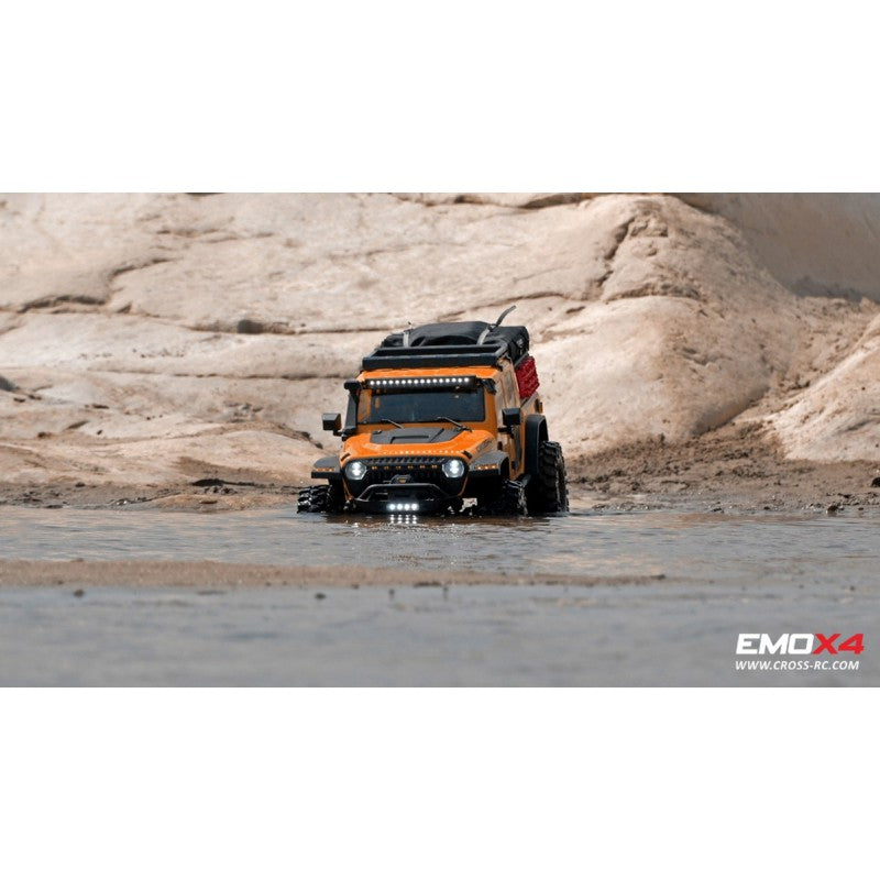Crawling kit - EMOX4 1/8 RTR 775 Brushed kit (orange)