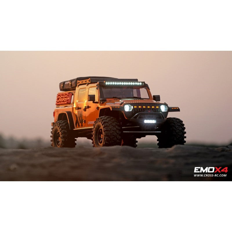 Crawling kit - EMOX4 1/8 RTR 775 Brushed kit (orange)