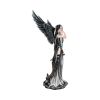 Sorrel Large Dark Angel Fairy and Raven Figurine