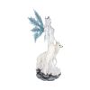 Aura Large Ice Fairy with Two Winter Wolf Companions Figurine
