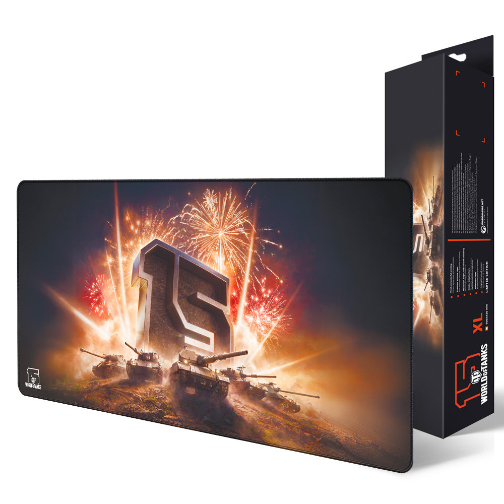 World of Tanks 15 Anniversary Mousepad, XL