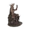 Cernunnos and Animals Horned God Bronze Figurine