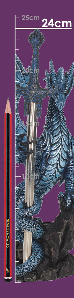 Ruth Thompson Sea Blade Letter Opener Blue Dragon Figurine