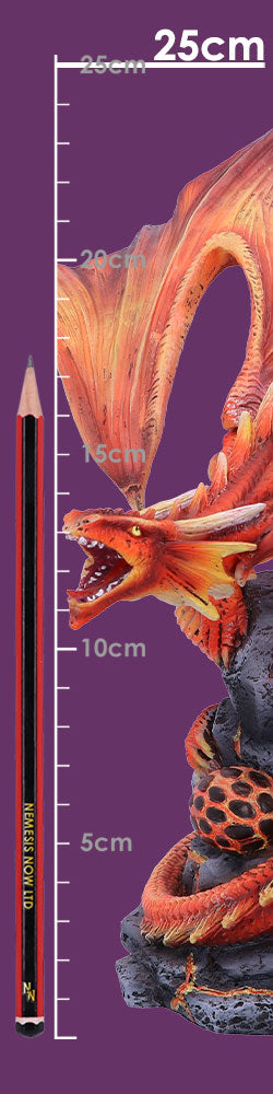 Adult Fire Dragon By Anne Stokes 24.5cm