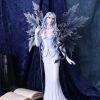 Ice Fairy Figurine With Dragon Companion Adica 57cm
