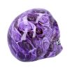 Purple Rose Romance Skull Ornament