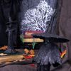 Talyse Black Glittered Forest Witch Ornament