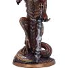 Ruth Thompson Flame Blade Red Fire Dragon Goblet Glass