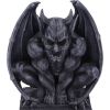 Adalward Dark Black Grotesque Gargoyle Figurine