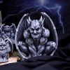 Adalward Dark Black Grotesque Gargoyle Figurine