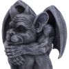 Quasi Dark Black Grotesque Gargoyle Figurine