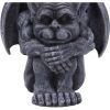 Quasi Dark Black Grotesque Gargoyle Figurine
