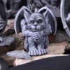 Quasi Dark Black Grotesque Gargoyle Figurine