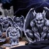 Quasi Dark Black Grotesque Gargoyle Figurine