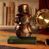 Hootle 22.7cm Steampunk Owl with Top Hat Figurine