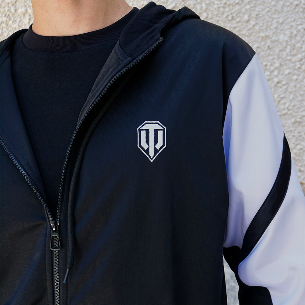 World of Tanks Zip hoodie black&white, M