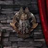 Bronze For Valhalla Viking Axe Hammer Raven Wall Plaque