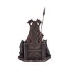 Bronze Odin All Father Wolves and Throne Figurine