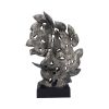 Natural Emotion - Kiss Silver Statue 37cm