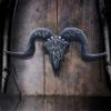 Baphomet's Veneration Skull Wall Plaque 53cm