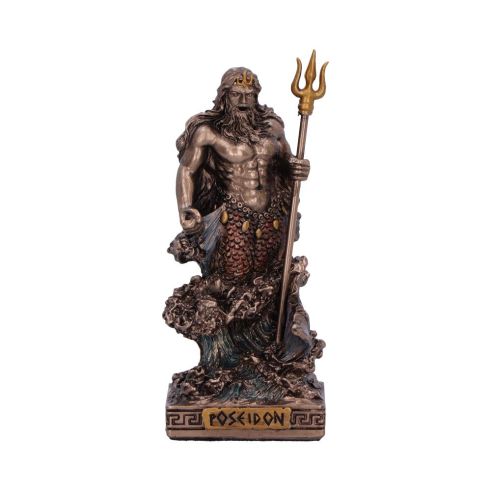 Poseidon God of the Sea (Mini) Bronze Figurine 8.5cm