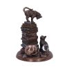 Feline Scholars Bronze Cat Ornament