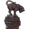 Feline Scholars Bronze Cat Ornament