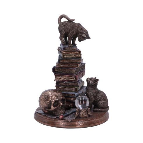 Feline Scholars Bronze Cat Ornament