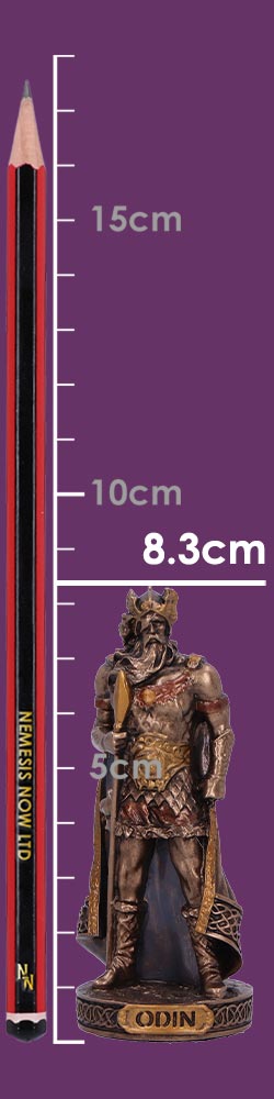 Odin God of War Mini Bronze Figurine