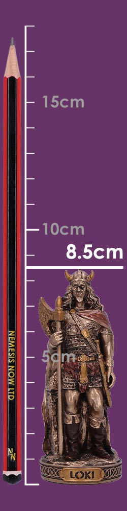 Loki Trickster God Mini Bronze Figurine