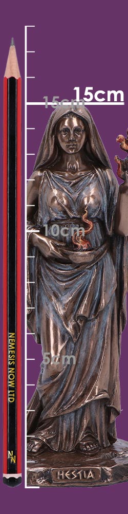 Hestia Goddess of Home and Hearth Bronze Figurine