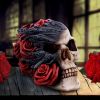 Soul Rose Ornamental Skull - Nemesis Now