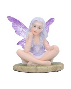 Jenna - Serene fairy with purple lilies and ladybugs