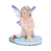 Jenna - Serene fairy with purple lilies and ladybugs