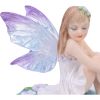 Jenna - Serene fairy with purple lilies and ladybugs