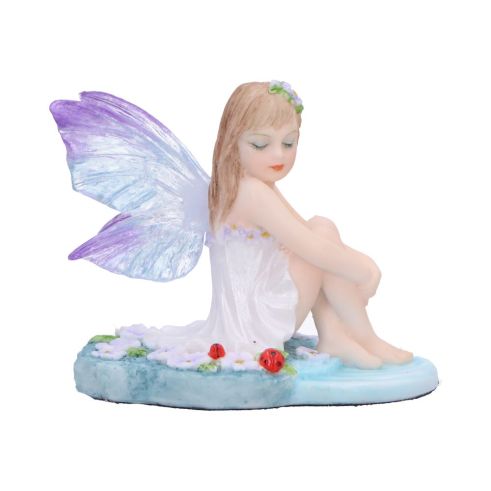 Jenna - Serene fairy with purple lilies and ladybugs