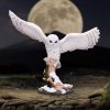 Snowfall - Majestic owl in winter scene