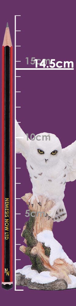 Snowfall - Majestic owl in winter scene