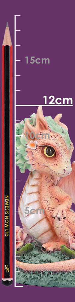Carnation Flower Dragon Figurine