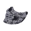 Fancy Dress Jewelled Masquerade Mask Cosplay (Silver)