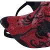 Fancy Dress Jewelled Masquerade Mask Cosplay (Red)