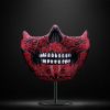 Fancy Dress Jewelled Masquerade Mask Cosplay (Red)