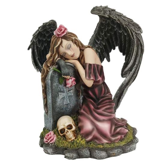 Lost Love – Mourning Angel Figurine of Gothic Remembrance