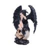 Riven – Gothic Winged Figurine on Skull Base